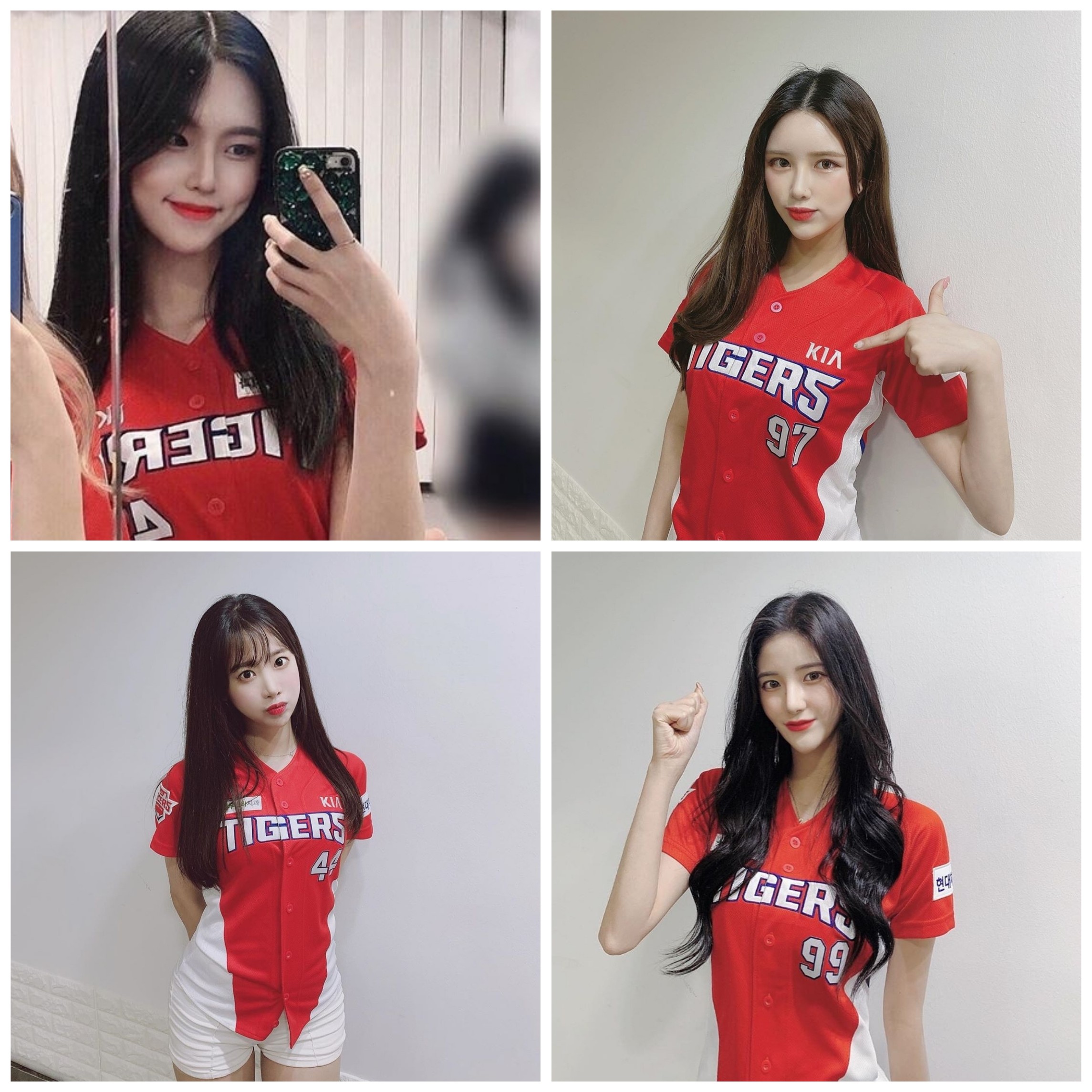  기아타이거즈, 트웡클 치어리더 김한나-김해리-유하영-박신비 까지... 2020프로야구 개막전 관심집중