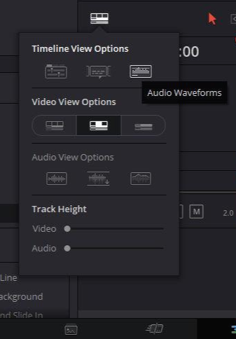 타임라인 보기 설정 2