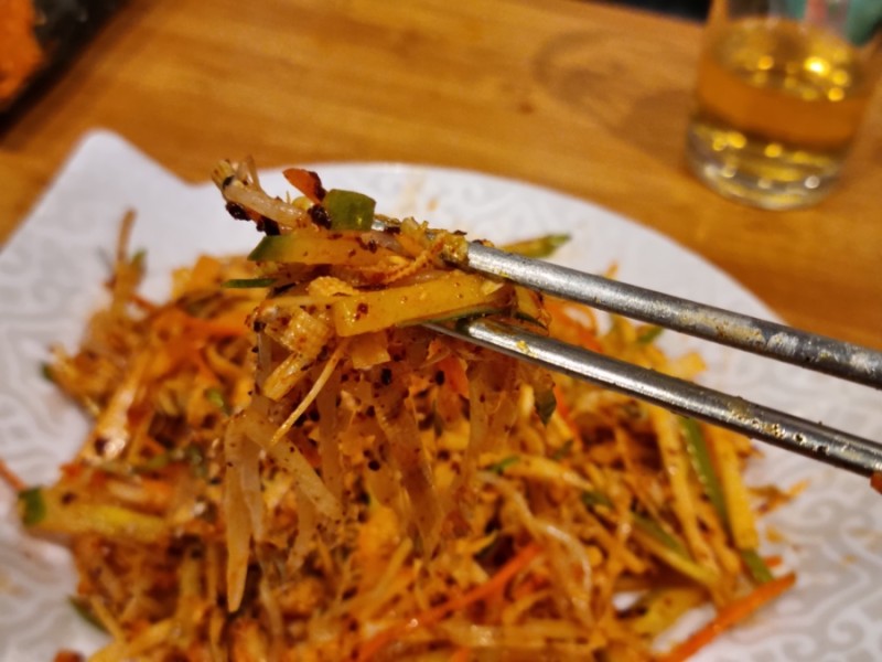 냉채무침