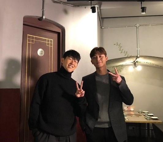  박서준 뉴스룸 출연. 손흥민 인터뷰