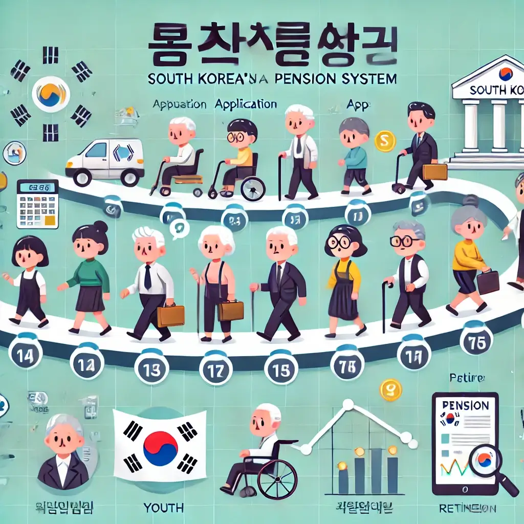 대한민국 국민연금을 표현한 사진