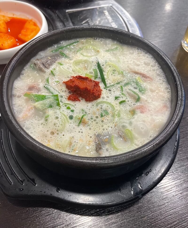 문어-순댓국