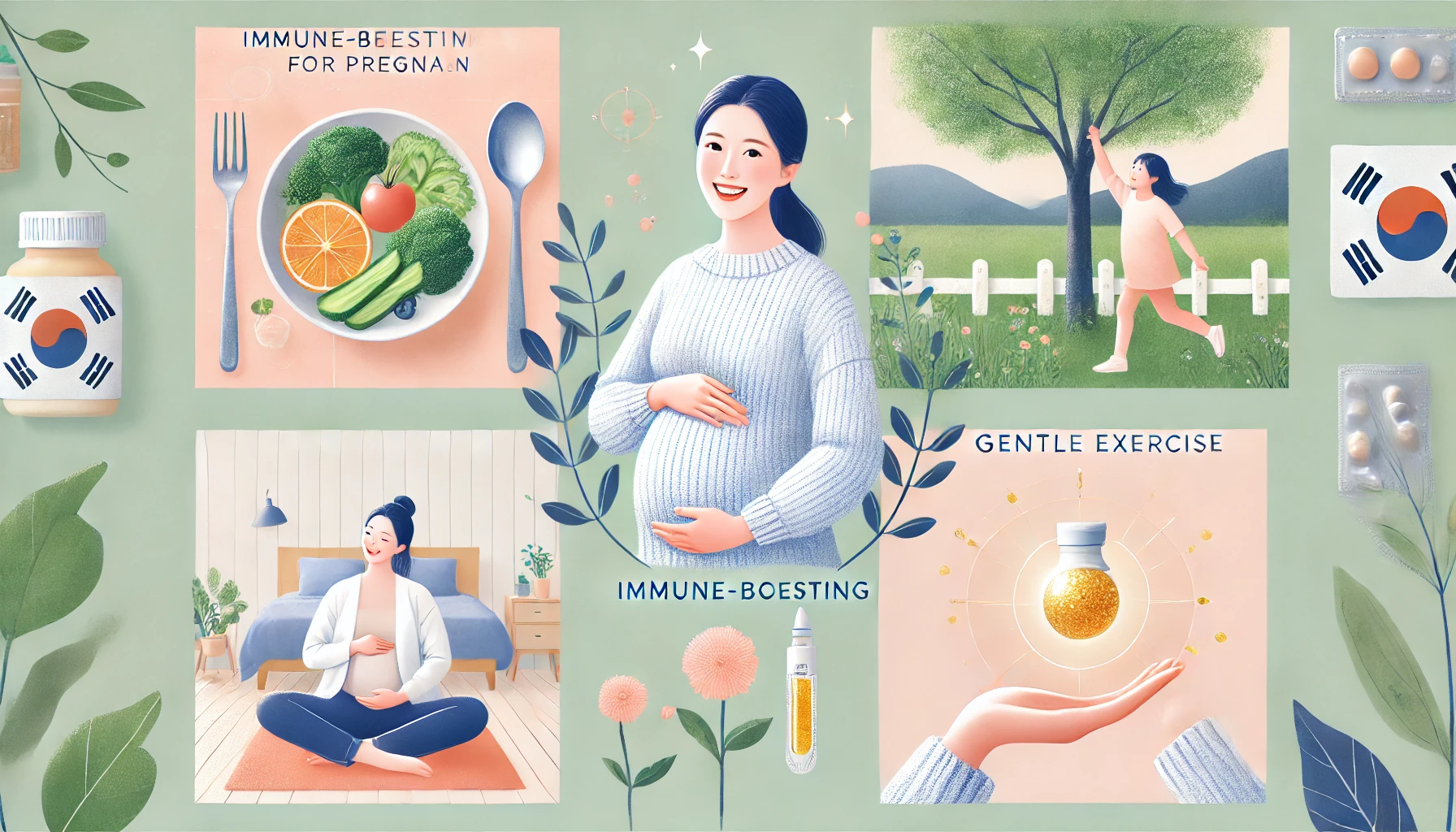 건강한 면역력을 유지하면 산모와 아기 모두에게 긍정적인 영향을 미치는데 감염을 예방할 뿐만 아니라 태아의 건강한 성장과 발달에도 중요한 역할을 합니다.