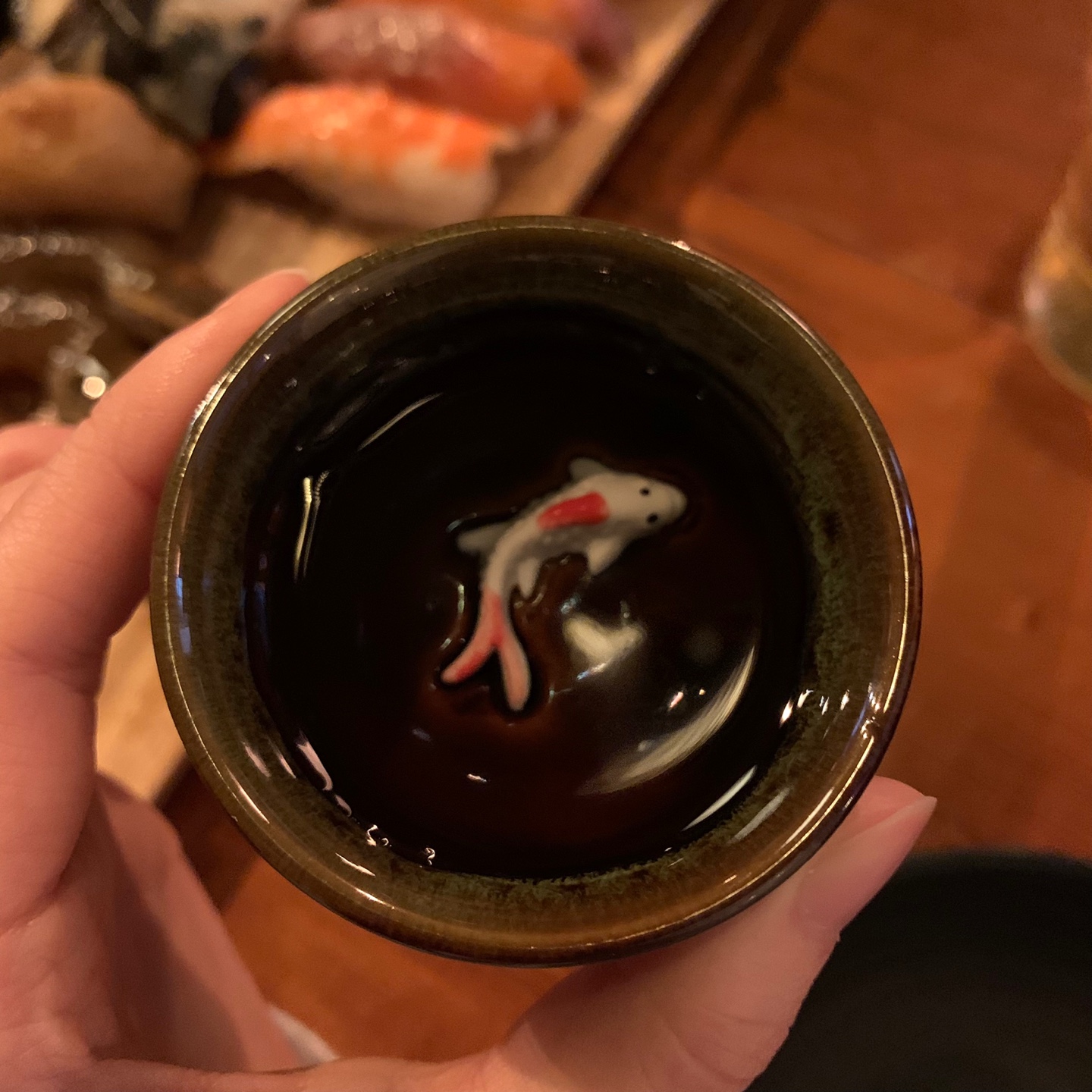 빨강물고기 술잔