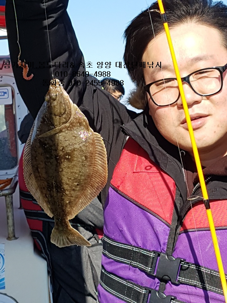 (東)동해조황 - 참가자미낚시바늘만 넣으면 그냥 쏟아지는 봄도다리낚시 코19확진자 1명도없는곳에서 1인3만원으로 쑈부치자