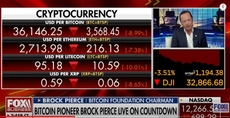 비트코인&#44; 0으로 가나?...아니면 엄청난 폭등인가 VIDEO: Crypto Billionaire Brock Pierce Says Bitcoin (BTC) Will Either Crash to Zero or Explode to $1&#44;000&#44;000