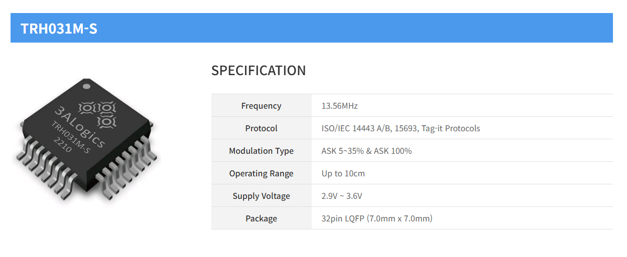 쓰리에이로직스 TRH031M-S
