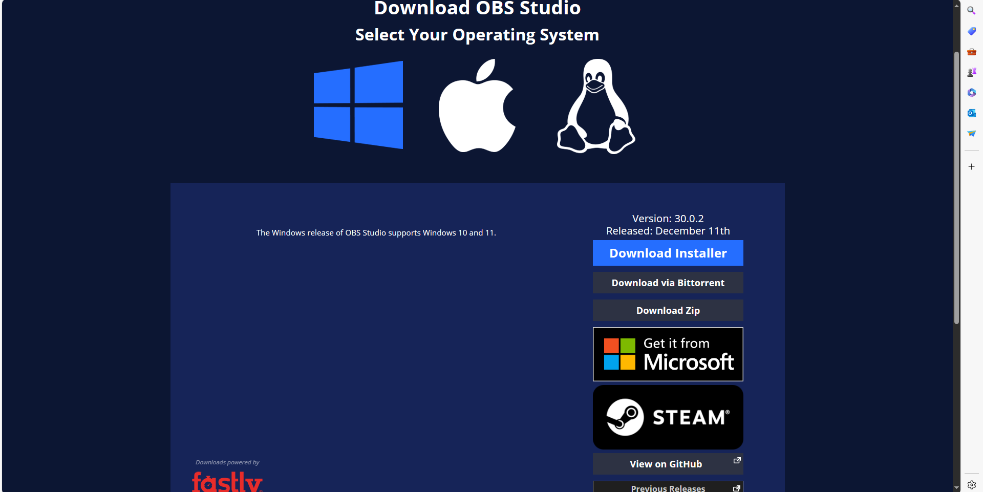 OBS 스튜디오 다운로드 설치 컴퓨터 화면 녹화