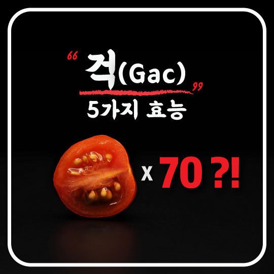  라이코펜이 토마토의 70배! 걱?게욱?의 5가지 효능