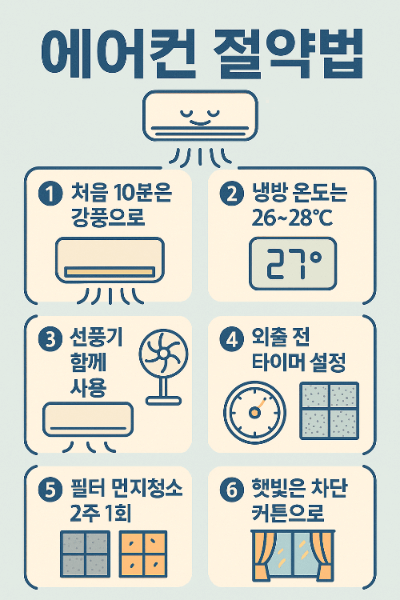 여름철 에어컨 절약