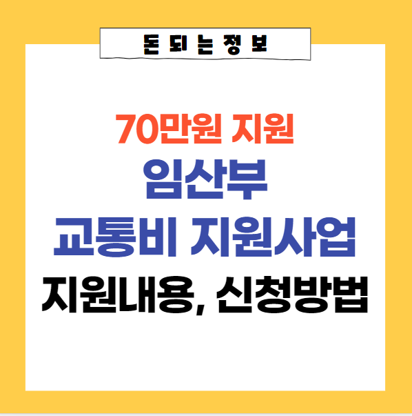  서울시 임산부 교통비 지원 사업 지원내용, 신청방법 총 정리 | 교통비 70만원 받기