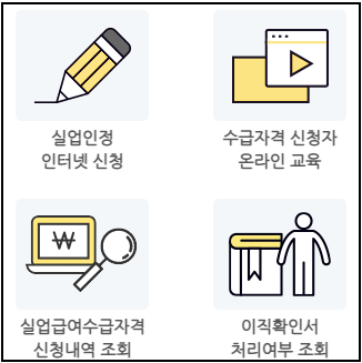  실업급여 신청방법(1~5단계)