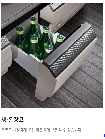 카니발 하이리무진 냉장고