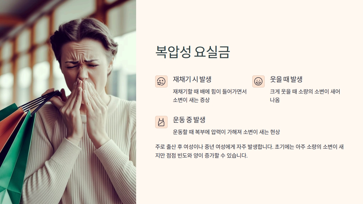요실금 초기증상