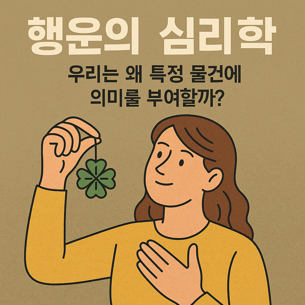 '행운의 심리학' — 우리는 왜 특정 물건에 의미를 부여할까?