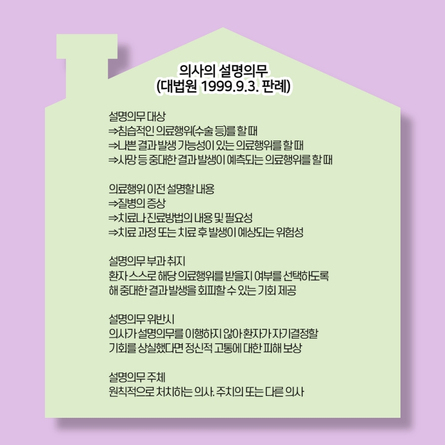 당뇨병 치료 의사의 설명의무