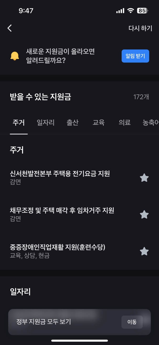 정부지원금