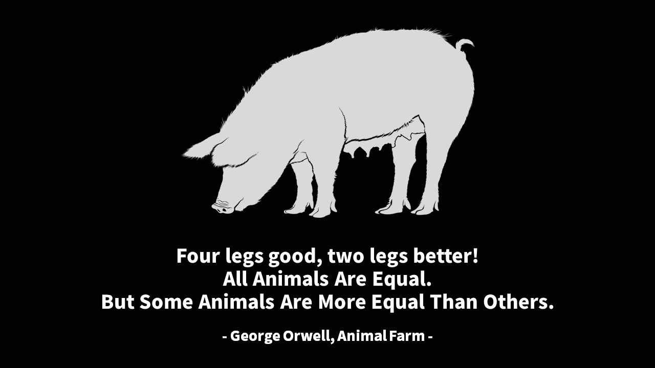 동물 농장(Animal Farm) 영어 명언 & 명대사 모음&#44; 조지 오웰(George Orwell)