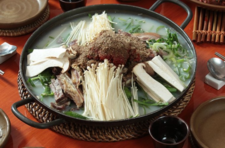 흑염소-전골