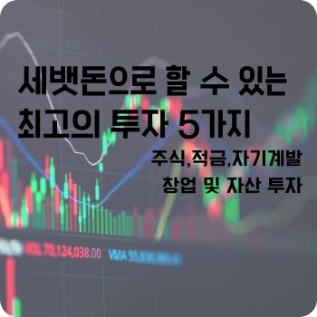 세뱃돈으로 할 수 있는 최고의 투자 5가지