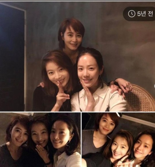  김혜수, 한지민과 윤소이와 5년째 이어온 찐우정! 미녀들의 모임 [사진]