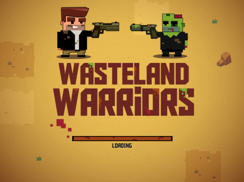 무료 온라인 슈팅게임 하기(Wasteland Warriors) 첫인트로장면