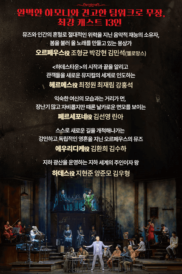 뮤지컬 〈하데스타운〉 한국 공연 기본정보