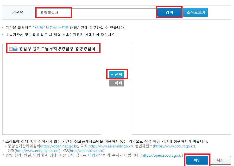 정보공개청구 방법 정보공개청구 방법