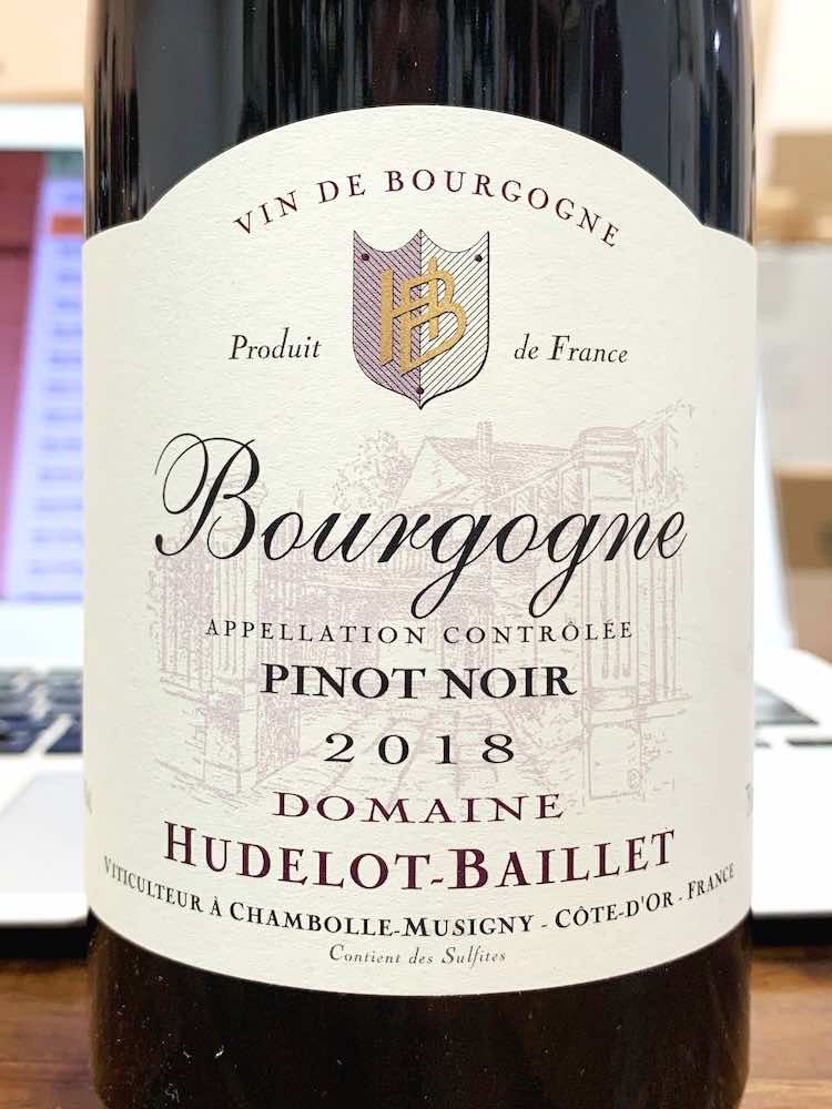 Domaine Hudelot Baillet Bourgogne Pinot Noir 2018