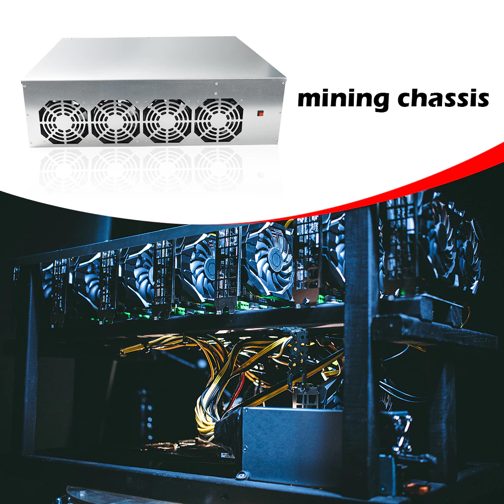  1 set BTC-S37 마이닝 섀시 콤보 8 GPU Bitcoin Crypto Ethereum BTC 마이닝 리그 4 BTC T37 D37 마이닝 케이스 용 팬 마더 보드 8WAY 8웨이