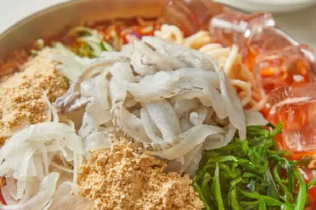 안양식 물회
