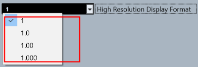 High Resolution Decimal Count