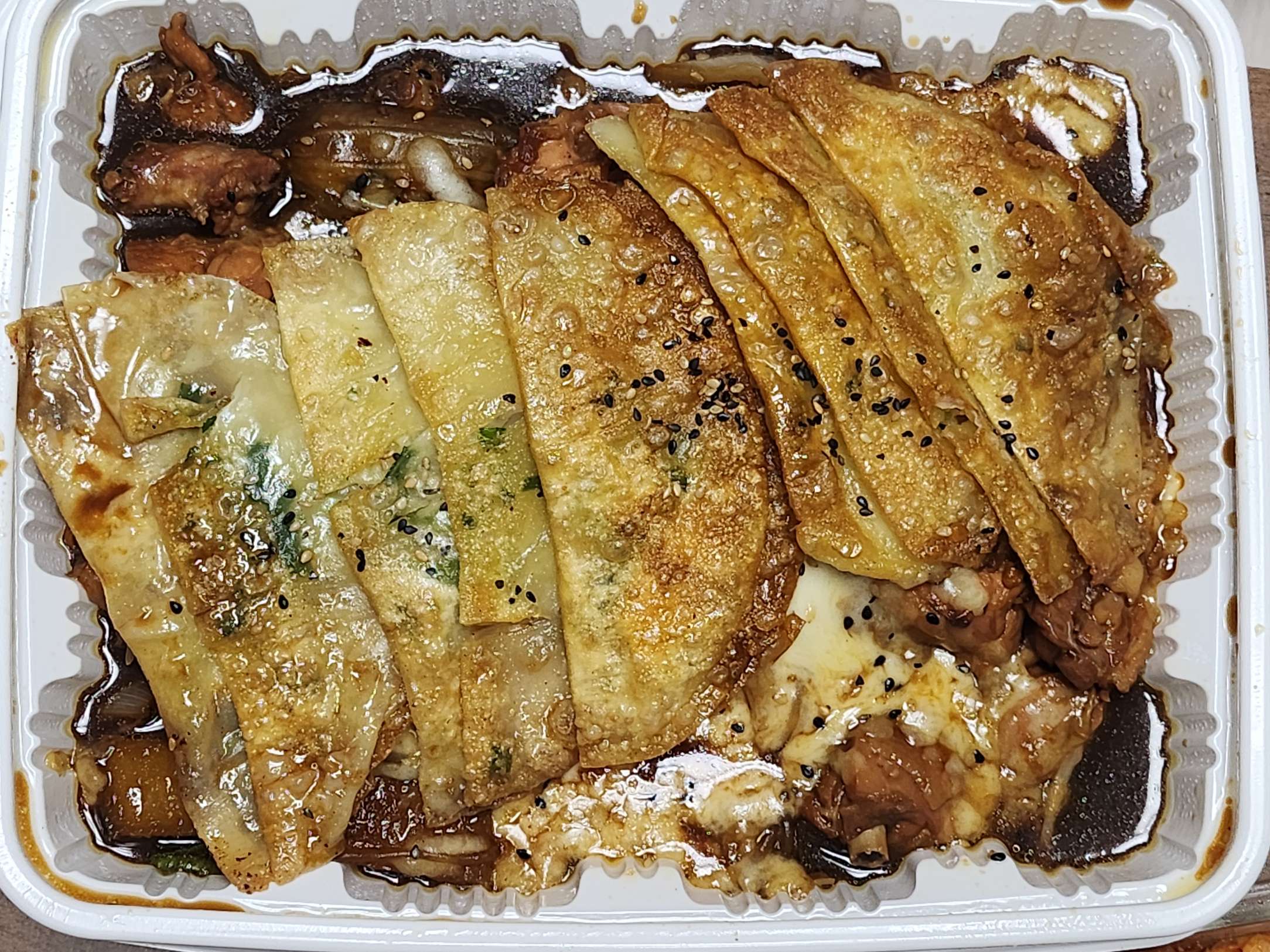 봉대박 간장마늘찜닭입니다