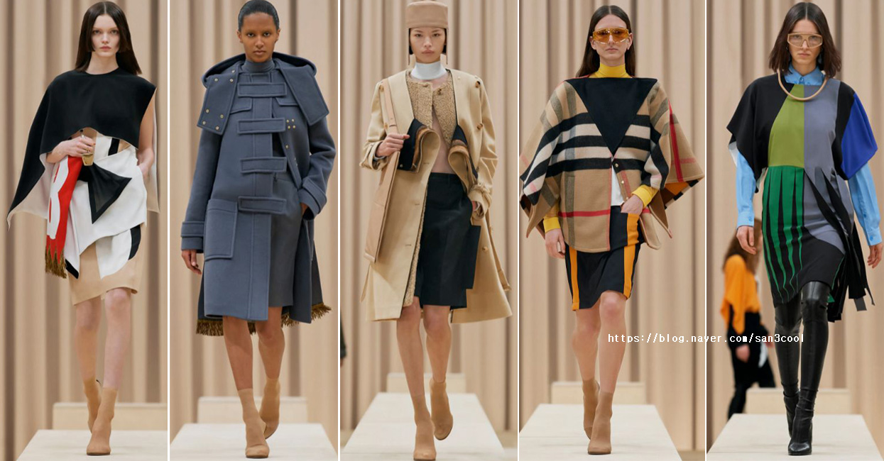  #버버리 #2021FW #런웨이 #버버리패션쇼 #버버리체크
