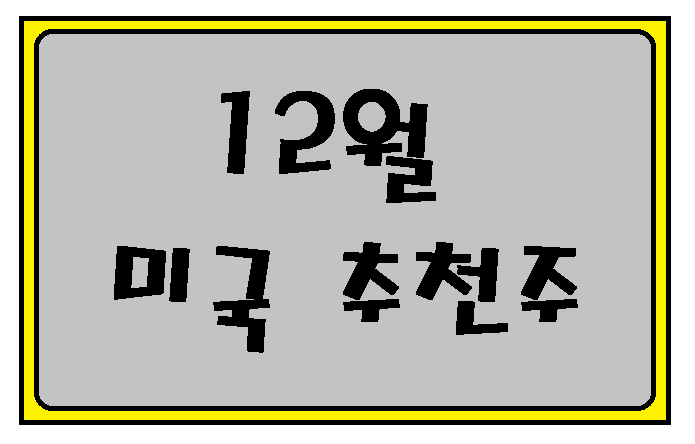  미국주식) 12월에 꼭 매수해야 할 미국주식 3가지 추천주