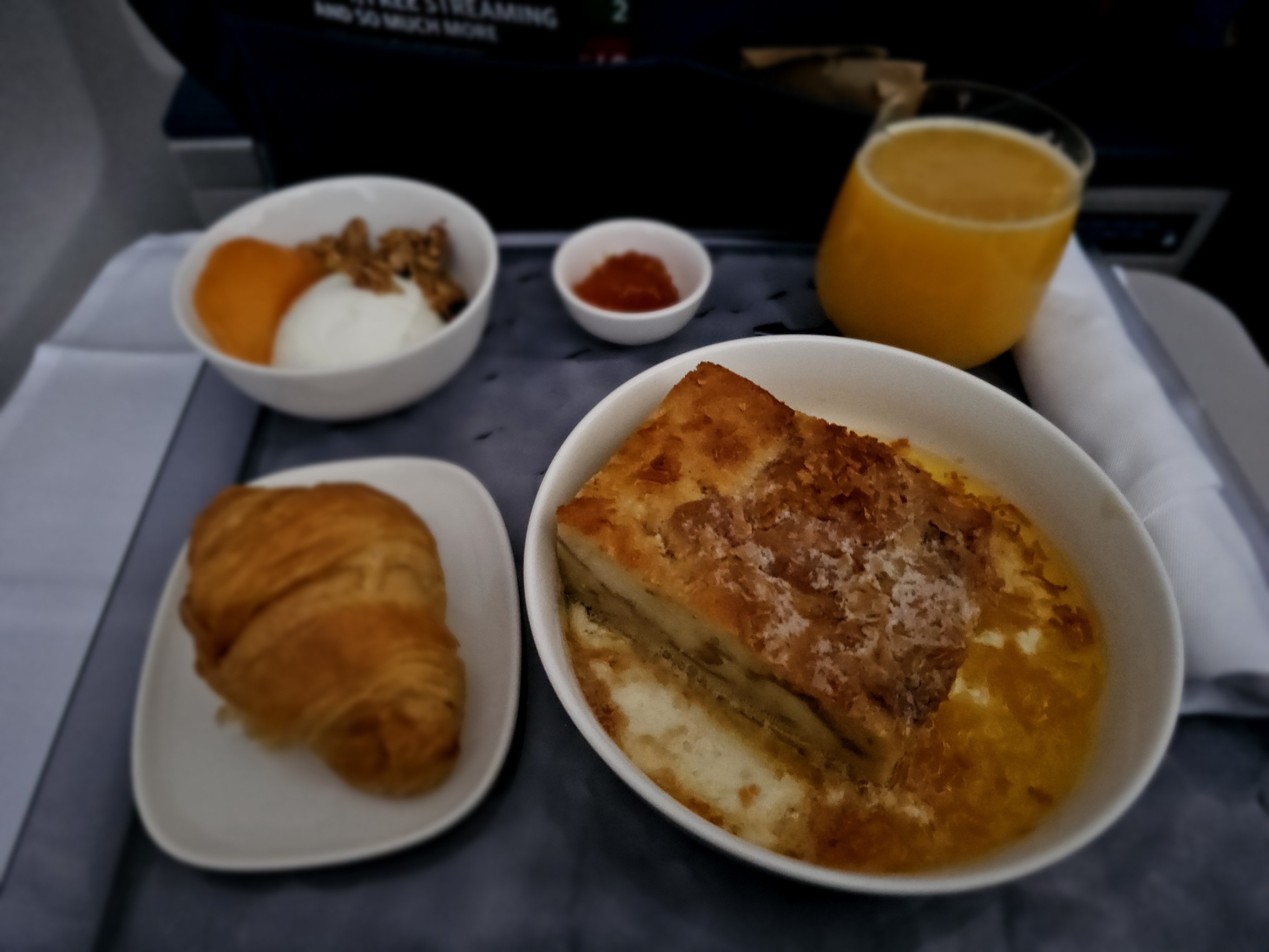 In flight meal