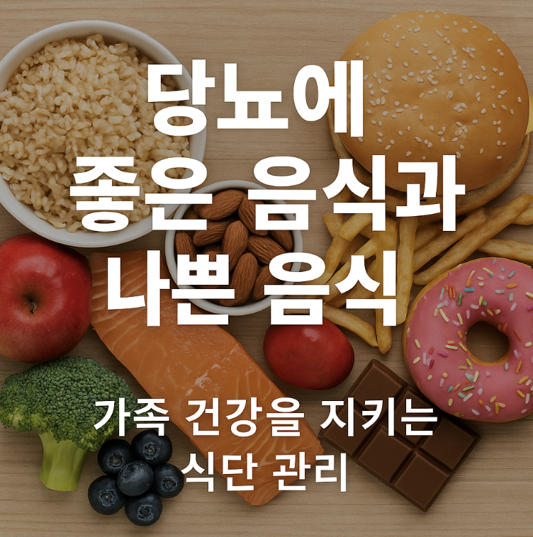 당뇨에 좋은 음식과 나쁜 음식