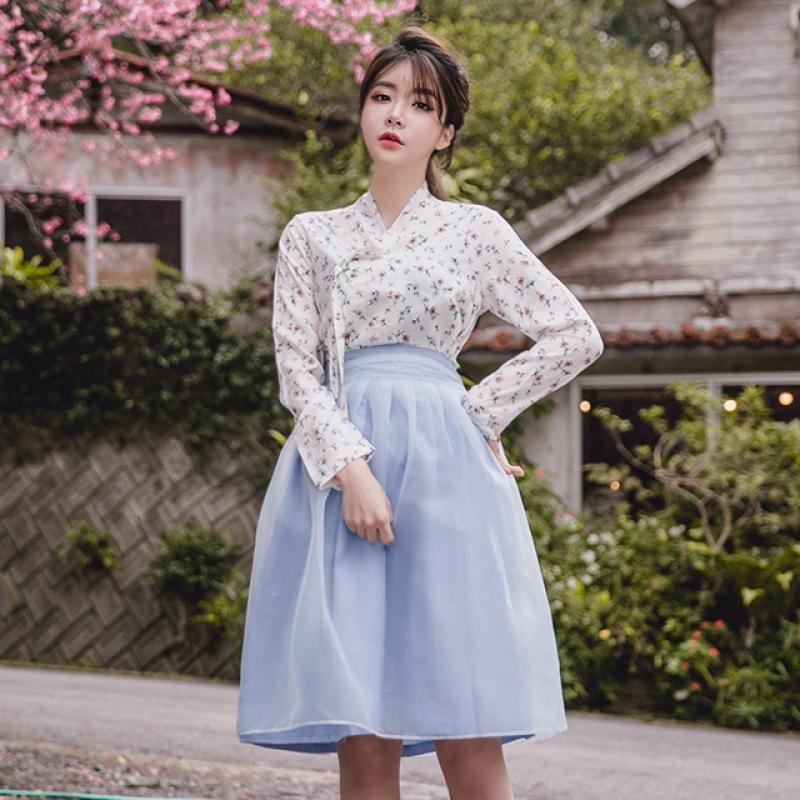 츄샵 수채화 저고리