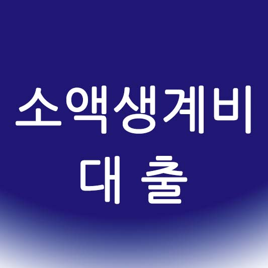 소액생계비대출