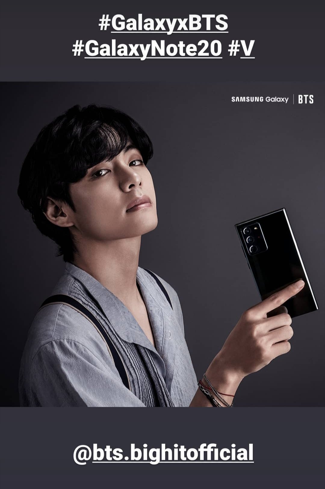  BTS 방탄소년단 지민x뷔 - 삼성 갤럭시 노트20
