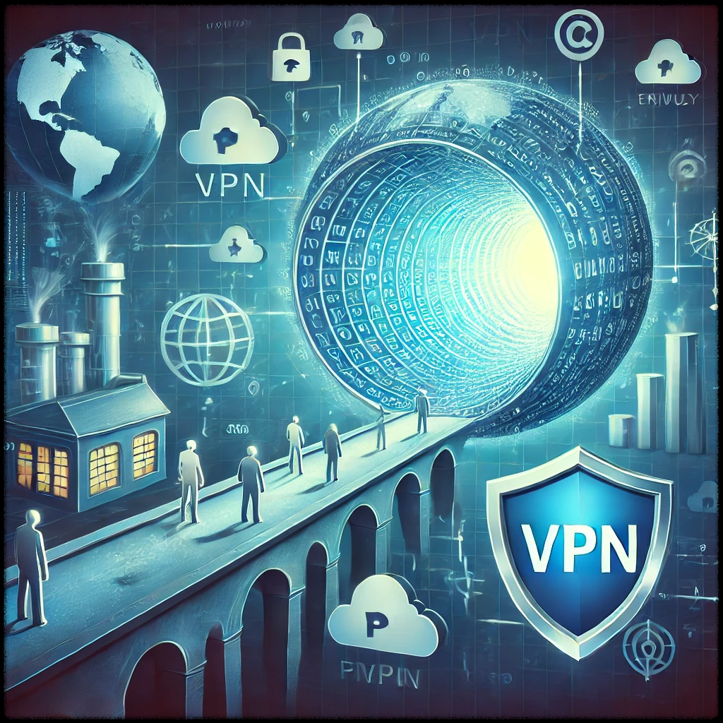 VPN 기술을 사용하여 안전한 인터넷 연결 표현