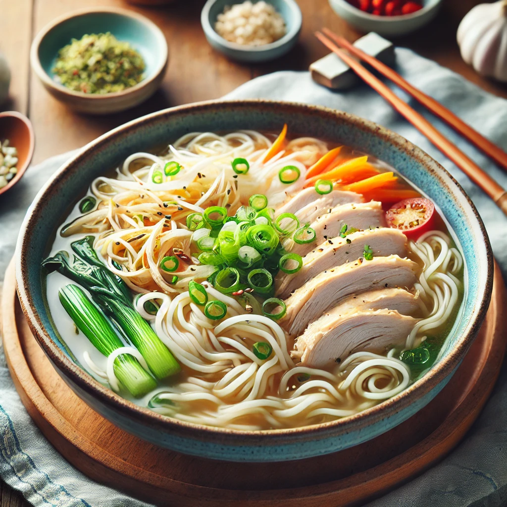닭칼국수 한 그릇