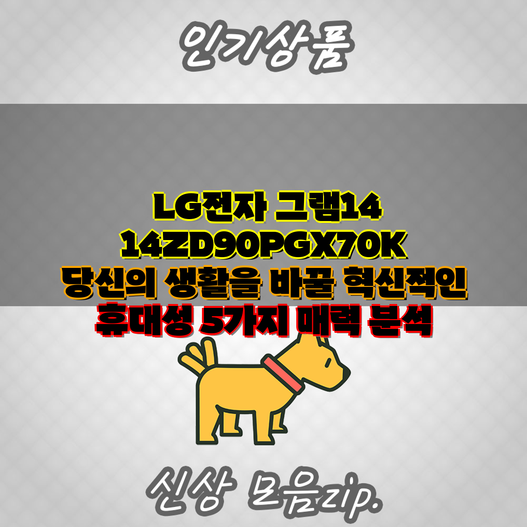  LG전자 그램14 14ZD90PGX70K 당신의 생활