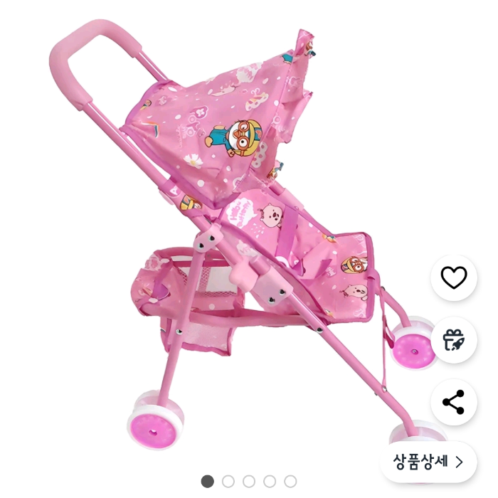 뽀로로 인형 유모차 장난감