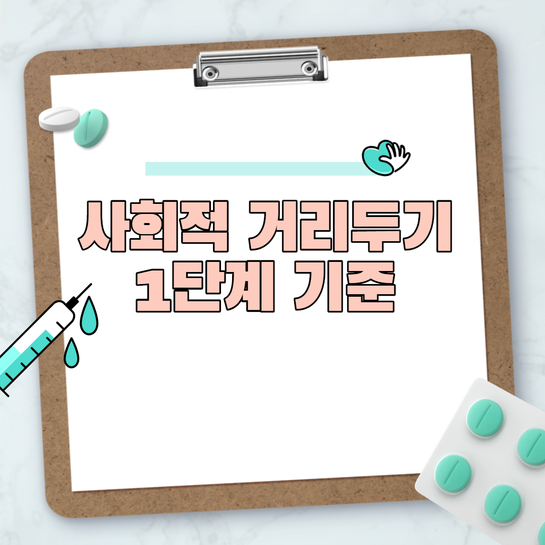  사회적 거리두기 1단계 PC방, 노래방, 결혼식, 등교, 학교, 교회 기준