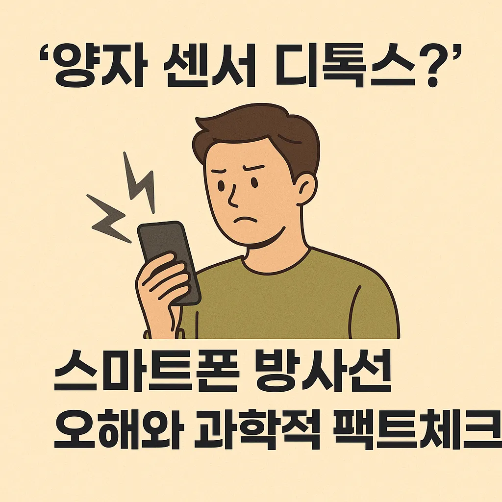 ‘양자 센서 디톡스’는 과학일까? 스마트폰 방사선 논란 바로잡기