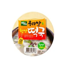 백제 우리 햅쌀 즉석 떡국&#44; 163g&#44; 16개