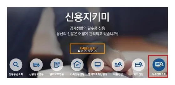 나의신용등급조회