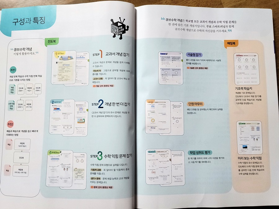 개념 ! 새학기 예습해요 초등수학문제집 동아출판 큐브수학 11