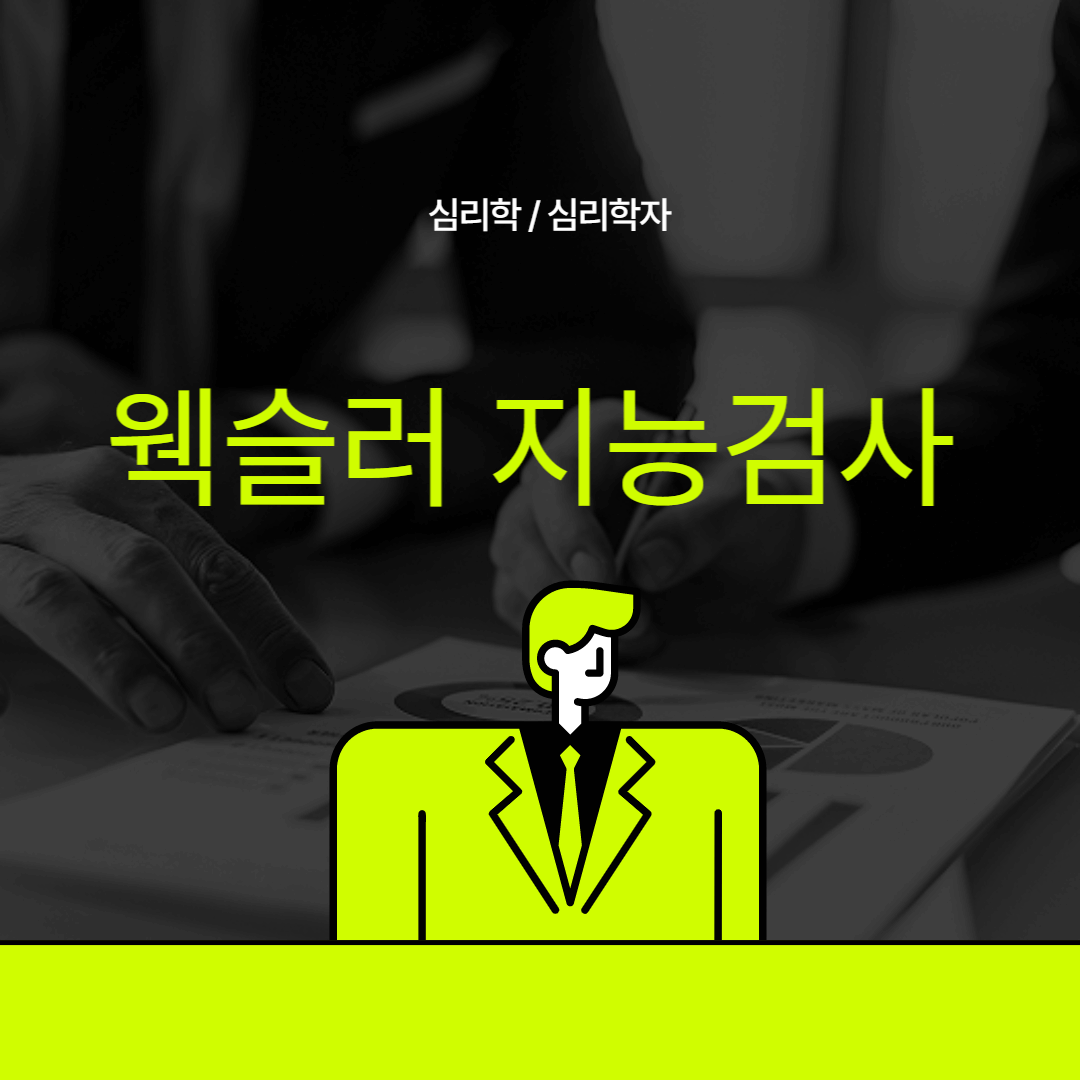 웩슬러 지능검사에 대한 정의&#44; 내용&#44; 용도 설명 안내